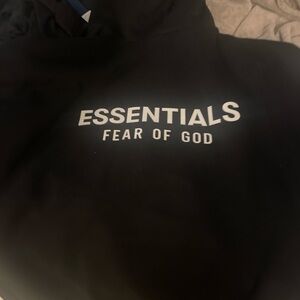 Fear of God Essentials Black Sweatshirt
